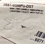 Delta 3567-SSMPU-DST Ara Widespread Bathroom Faucet Stainless. Fixed Price $399.99.