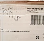 Delta 3574-PNMPU-DST Zura Widespread Bathroom Faucet Polished Nickel. Fixed Price $319.99.
