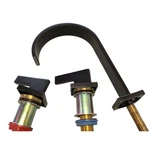 Signature Hardware 352366 Ultra Widespread Bathroom Faucet No Drain, Dark Bronze. Fixed Price $199.90.