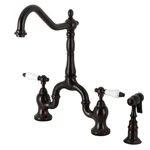 Kingston Brass KS775.PLBS English Country 1.8 Gpm Bridge Kitchen - Bronze. Fixed Price $708.47.