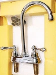 Newport Brass Seaport Bar Prep Faucet 808/26 Polished Chrome Double Handle. Fixed Price $149.58.