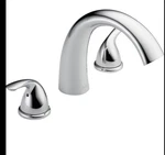 Delta Faucet Classic 2-HANDLE Widespread Roman Tub Chrome T2705 New. Fixed Price $130.00.