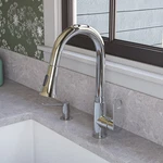 Alfi Brand ABKF3480 Gooseneck Pull Down Kitchen Faucet. Fixed Price $199.00.