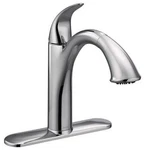 Moen 7545C Pulldown Kitchen Faucet Handle 1.5 Gpm Chrome Deck Mount. Fixed Price $349.13.