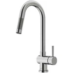 Vigo Gramercy Single-handle Pull-down Kitchen Faucet Stainless Steel. Fixed Price $97.99.