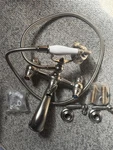 Mohen Brushed Nickel Wall Tub Filler Weymouthmounting Kit Required: Moen's. Fixed Price $1750.00.