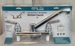 Aqua Plumb Chrome Finish Non Metallic Kitchen Faucet Dual Handle New 3 Hole Sink. Fixed Price $16.49.