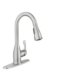 Moen Kaden Sprayer Kitchen Faucet Clean Spot Resist Stainless. Fixed Price $125.99.