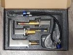 Vccucine Bathroom Faucet, 3 Holes Two Handles Widespread Brushed Nickel. Fixed Price $49.00.