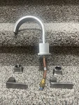 Delta 3553LF-SS Vero Widespread Bathroom Faucet & Drain Assembly Stainless. Fixed Price $110.00.