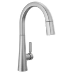 Delta Monrovia Pull-down Kitchen Faucet Arctic Stainless-certified Refurbished. Fixed Price $375.73.