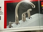 Delta N174-NCWF Waterfall Single Handle Kitchen Faucet W/ Spray, Nickel /chrome. Fixed Price $499.00.