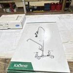 Krowne Royal Series 8 Wall Mount Pre-rinse Faucet W/ 12 Add-on. Fixed Price $550.00.