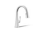Kohler Graze 22063-CP Pull-down Faucet W/ 3-FN Sprayhead Slight Wear. Fixed Price $284.38.