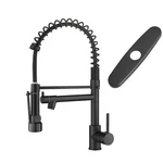 Aimadi Black Kitchen Faucet With Pull Down Sprayer, Commercial Single Handle Hig. Fixed Price $168.50.