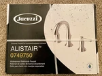 Jacuzzi Alistair Polished Chrome 2-HANDLE Widespread Watersense Bathroom Faucet. Fixed Price $59.99.