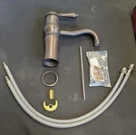 Rohl Bathroom Faucet Single Hole Tuscan Brass A3671LMTCB-2. Fixed Price $159.99.