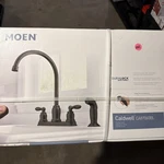 Moen Caldwell CA87060BL High Arc Kitchen Sink Faucet Matte Black. Fixed Price $75.00.