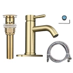 Aquaterior Single Handle Bathroom Vessel Faucet Mixer Tap With Pop-up Drain. Fixed Price $104.90.