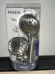 Moen 218C0SRN Attune 8-SPRAY Patterns 4" Wall Mount Dual Shower Head Adjustable. Fixed Price $39.99.