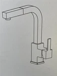 Alt Pranzo Single Control Pull Down Kitchen Faucet Model 40878 Progetto Aqua. Fixed Price $207.89.