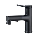Parrot Uncle Genta Single Handle 1 Hole Pull-down Bathroom Faucet,matte Black. Fixed Price $64.10.