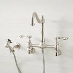 Signature Hardware RL-5086-BN Felicity Double Handle Wall Mounted Bridge Kitchen. Fixed Price $99.00.