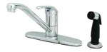 T&s Brass TB2730WS Single Lever Faucet With 48-INCH Sidespray, 9-INCH Swivel Spo. Fixed Price $331.05.