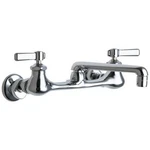 Chicago Faucets 540-LDABCP Wall Mount Sink 2.2 Gpm 8. Fixed Price $486.90.