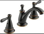 New Peerless P99174LF-OB Traditional Oil Bronze 2-HANDLE Widespread Bathroom. Fixed Price $129.99.