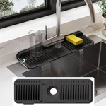 17.7 Inch Silicone Faucet Mat For Kitchen X 5.5 (rectangular), Black. Fixed Price $20.22.