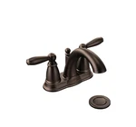 Moen 6610ORB Brantford Two-handle Low-arc Traditional Centerset Oilrubbed Bronze. Fixed Price $148.00.
