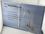 Kingston Brass KB491 Victorian 1.8 Gpm Centerset Bar Faucet Chrome Finish. Fixed Price $41.50.