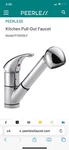 New Peerless P18550LF Chrome Pull-out Kitchen Faucet (67781-0001). Fixed Price $49.99.
