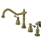 Kingston Brass KB179.BLBS Heritage 1.8 Gpm Widespread Kitchen -. Fixed Price $315.22.