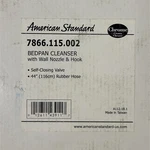 American Standard Bedpan Cleanser Chrome Self-closing Valve 44" Hose 7866.115.0. Fixed Price $30.00.