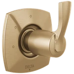 Delta Stryke 3-FUNCTION Diverter Trim Champagne Bronze-certified Refurbished. Fixed Price $178.08.