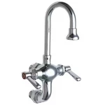 Chicago 225-ABCP Gooseneck Service Sink Faucet, Manual, 3" Mount, Hole. Fixed Price $377.99.