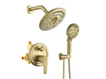 Forclover Single Handle 6-SPRAY Shower Faucet 1.8 Gpm With In. Round Waterfall. Fixed Price $119.99.