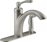 Kohler K-R29671-VS Linwood Kitchen Sink Faucet, Vibrant Stainless. Fixed Price $163.85.