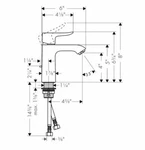 Hansgrohe 31080821 Brushed Nickel Faucet 110 With Pop-up Drain, 1.2 Gpm. Fixed Price $375.06.