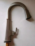 Kohler K-23832-VS Riff Touchless Pull-down Kitchen Sink Faucet, Stainless. Fixed Price $369.97.