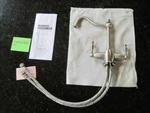 Blanco Bistro 2-HANDLE Kitchen Bar Faucet Stainless Steel 440541 157-150-ST. Fixed Price $199.99.