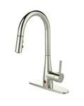 Kitchen Faucet RF412002 Runfine Single Handle Pull Down Sprayer Brushed Nickel. Fixed Price $80.00.