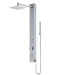 Vigo Shower Panel System 2-JET Adjustable Square Head Wand, VG08014ST. Fixed Price $119.99.