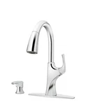 Pfister Rancho Kitchen Faucet Spot Defense Stainless Steel F-529-7RCHC New. Fixed Price $109.98.