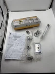 New Boston Harbor 2448744 Chrome 8" Center Wall Mount Kitchen Faucet & Soap Dish. Fixed Price $49.99.