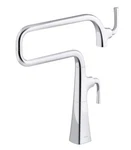 Kohler Graze K-22067-CP Deck Mounted Kitchen Sink Pot Filler Faucet Chrome New. Fixed Price $468.00.