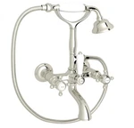 Rohl Acqui A1401XMPN Wall Mounted Clawfoot Tub Filler Faucet Polished Nickel New. Fixed Price $1048.00.