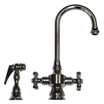 Whitehaus Vintage Iii 2-HANDLE Side Sprayer Bar Faucet Polished Chrome. Fixed Price $299.99.